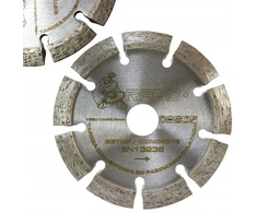 Diames dvipusis frezavimo diskas, skirtas siūlių nuolydžiui formuoti, 125 mm x 22,2 mm