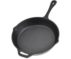 Didelė ketaus keptuvė Rossner Austria 30 cm, sunki, gili, tinkama orkaitei, laužui, indukcijai, dujinei viryklei