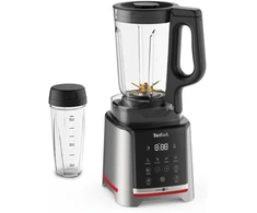 Didelio greičio blenderis Tefal Infinymix Bl91hd31, 5 automatinės programos + rankinis nustatymas, 2,6 l tritan konteineris, komplekte 600 ml kelioninis puodelis / trintuvas / receptų knygelė, sidabrinis