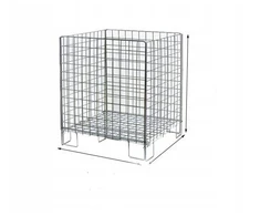 Didelis metalinis ekspozicinis dėklas 80x80 cm, sidabrinis (Ekspozicinė prekė)