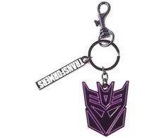 Difuzed Hasbro - Transformers - Decepticons Face metalinis raktų pakabukas, juodas, metalinis
