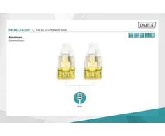 Digitus 2 m cat6 a u/utp pilkas 2 m cat6 a u/utp patch kabelis (utp) tinklo kabelis – rj-45 tinklo kabelis (2 m, rj45, cat6 a u/utp patch kabelis (utp), pilkas)