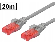 Digitus Patchcord kat.6 Utp Rj45-rj45 20m pilkas, Lszh