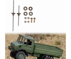 Dilwe tiesiakrumpliaratinė pavara metalinė tiesiakrumpliaratinė pavara motociklo krumpliaratinis rinkinys, skirtas Unimog P06 modelio Rc automobilio kėbulo priedams, numatytasis