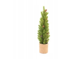 Dirbtinė tuja su kankorėžiais, 49 cm