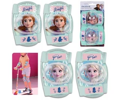 Disney Ledo šalis Elsa ir Anna kelių ir alkūnių apsaugos dviračiui, paspirtukui