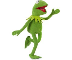 Disney Store oficialus kermit the frog pliušinis žaislas - ikoninis didesnio dydžio 40 cm pliušinis žaislas iš muppets kolekcijos - puikiai sukurtas gerbėjams ir vaikams - tvirtas ir minkštas dizainas