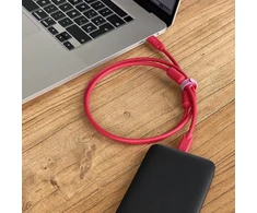 Dj Techtools chroma cable usb-c į c juodas, aukštos kokybės usb 2.0 kabelis (paauksuoti usb kontaktai, ferito šerdis, 1.0 m ilgio, adapterio kabelis, integruoti velcro kabelių raišteliai), juodas