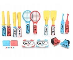 Dobe 25in1 priedų rinkinys Joy-con Nintendo Switch sportinės rankenos tenisui