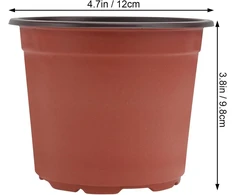 Doitool plastikiniai vazonai, 12 cm, 50 vnt. minkštų daiginimo vazonų pakuotė, vazonas, plastikas, apvalūs vazonai, vazonai auginimui ir sėjai, sėklų daigyklos padėklas daigams ir augininiams