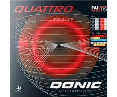 Donic Guma Quattro Aconda Medium, variantai 1,8 mm, juoda