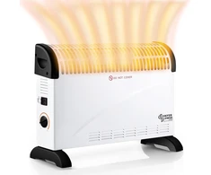 Donyer Power konvekcinis radiatorius 2000 W kambario šildytuvas su reguliuojamu termostatu