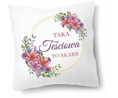 Dovanų rinkinys: Pagalvė + Puodelis "tokia uošvienė – lobis"