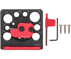 Dowel maker device dowel plate maker, dowel cutter milling dowels, round rod, dowel plate for all soft and hardwoods, 8 holes 8-20mm, default