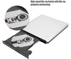 Dpofirs išorinis „blu-ray“ įrenginys, Usb 3.0 6x „blu-ray“ Cd/dvd/bd diskų grotuvas, aliuminio lydinio Dvd/cd rašytuvas ir skaitytuvas, 3d „mėlynas Ray“ filmų įrašymo įrenginys nešiojamam, staliniam ir „viskas viename“ kompiuteriui
