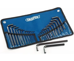 Draper Tools 33892 metrinis/imperinis kombinuotas šešiakampių raktų rinkinys - 25 vnt.