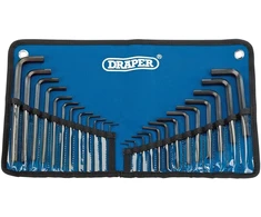 Draper Tools 33892 metrinis/imperinis kombinuotas šešiakampių raktų rinkinys - 25 vnt.
