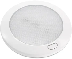 Dream Lighting Led lubinis šviestuvas, reguliuojamas, 12 V, skirtas kemperiui, nameliui ant ratų, valčiai, vidaus lubinis šviestuvas plokščias su atminties funkcija Ip44 12,7 cm, šilta balta spalva