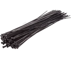 Drel kabelinės стяжки 3.6x150 mm nailoninės juodos Uv atsparios стяжки 100 vnt.