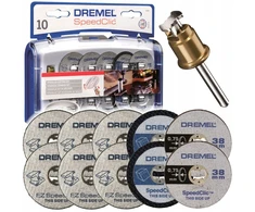 Dremel 10 speedclic sc690 diskų rinkinys + kotelis