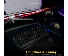 Drevo Gramr V2 Te 84 klavišų žaidimų klaviatūra su raudonu jungikliu, Rgb apšvietimu, mechaninė Tkl 75% Usb laidinė klaviatūra, Jav išdėstymas
