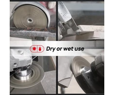Dt-diatool deimantinis pjovimo ir šlifavimo diskas 115 mm x m14 sriegio flanšas dvipusis galvanizuotas deimantinis diskas granitui, marmurui, natūralaus akmens plytelėms