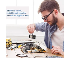 Pagrindinė plokštė Dubeuyew esp32 esp-32s wlan wifi plokštė, nodemcu modulis 2.4 ghz wlan wifi + bluetooth dviejų režimų modulis mikrovaldiklis, antenos modulis esp-wroom-32 lustas su itin mažu energijos suvartojimu (2 vnt.)