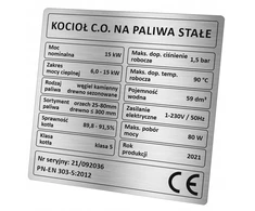 Duomenų lentelė katilui - 5 klasė