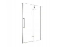 Dušo durys nišai atidaromos 70 cm chromo spalvos walk-in kabina stiklinė sienelė