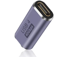 Duttek Usb C jungtis 40 gbps, Usb C mama-mama adapteris palaiko 8k @ 60 hz ir 100 w greitą įkrovimą, Usb C mama adapteris suderinamas su thunderbolt 3/4 ir su Usb type C sąsajos įrenginiais
