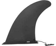 Eabdice banglentės sup pelekas juodas stand up sup, irklentės pelekai sup lentai, irklentei, longboardui (18 x 3.2 x 21.5 cm)