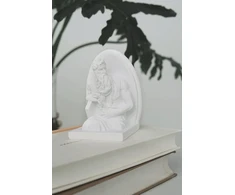 Eascheer Mozės statulos figūrėlės Michelangelo graikų statulos namų dekoras graikų mitologija 10cm