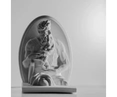 Eascheer Mozės statulos figūrėlės Michelangelo graikų statulos namų dekoras graikų mitologija 10cm