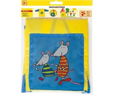 Rankšluostis Eberhard Faber 579902 - Piešimo chalatas, motyvas: Mini Kids Club, mėlynas/geltonas