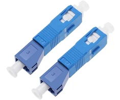 Ecsing 2 x šviesolaidinis adapteris Singlemode 9/125 Sm Sc Male to Lc Female hibridinis šviesolaidinis keitiklis, skirtas Ethernet tinklui ir optinio ryšio įrenginiams