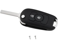 Ecsing Sulankstomas automobilio nuotolinio rakto dėklas su 2 mygtukais, suderinamas su vauxhall astra k 2015 2016 2017 2018 2019 2020, suderinamas su opel pakaitiniu rakto korpusu