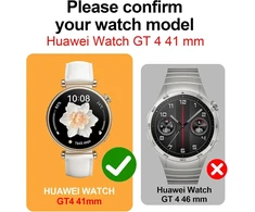 Eczoil 4 vnt. ekrano apsaugų, suderinamų su Huawei Watch Gt 4 41 mm, tpu apsauga nuo įbrėžimų, be burbuliukų, didelės raiškos ekrano apsauga