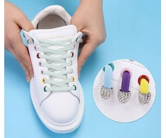 Elastiniai batų raišteliai diamonds, 24 spalvos