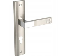 Elegantiškos vidaus durų rankenos Kuchinox Prima - satinas/chromas, įdėklas (72mm)