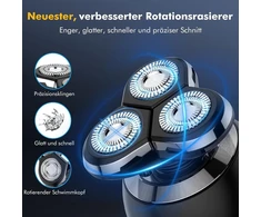 Elektrinis skustuvas vyrams 5-in-1, belaidis, atsparus vandeniui