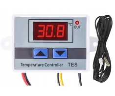 Elektroninis termostatas temperatūros reguliatorius 24v