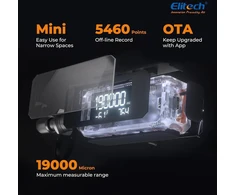 Elitech Vgw-mini Hvac vakuumetras, didelio tikslumo skaitmeninis vakuumo matuoklis su alyvos filtro apsauga, palaiko kelis vienetų rodmenis, idealus oro kondicionavimo ir vėsinimo sistemoms