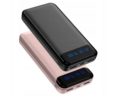 Enerwow išorinis akumuliatorius 16000mah 2x Power Bank greitas įkrovimas Led
