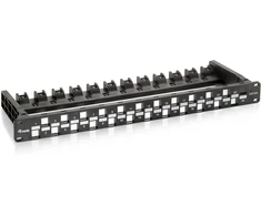 Equip Cat.6a panelis F/24 keystone Jac