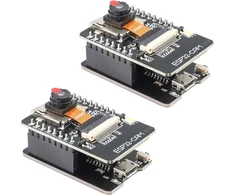 Esp32 cam kūrimo plokštės rinkinys, 2 vnt. esp32-cam wifi bluetooth modulis esp32-cam-mb micro usb į serial port su ov2640 4m atminties kameros moduliu, dviejų režimų, suderinamas su arduino