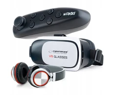 Esperanza 3d Vr 360 2.0 virtual reality akiniai + valdiklis virtualiai realybei
