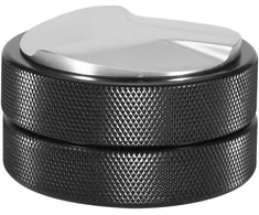 Espresso grūstuvas kavos pupelių presavimo įrankis, nerūdijančio plieno kavos grūstuvas, nerūdijantis kavos pupelių presavimo įrankis 51 mm juodas espresso platintojas namų kavinėms (trimis kampais)