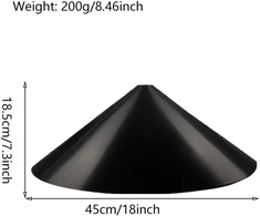 Esschert Design Apsauginis gaubtas aplink paukščių namelį, 45 cm apsauginis gaubtas nuo voverių, apsauga nuo voverių paukščių lesykloms, apsauga nuo voverių, apsauga paukščių lesykloms ir paukščių nameliams