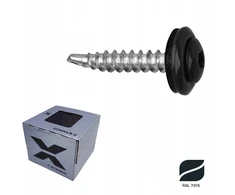 Etanco Panhead varžtas skardai Torx + Epdm 4,8x28 Ral7016 Antracito spalvos 250vnt.