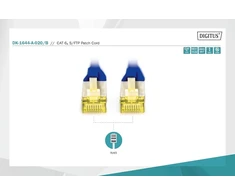 Ethernet kabelis Cat 6a, 2m, Lszh, 10 Gbps
